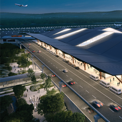 Airport authority unveils new terminal plans 